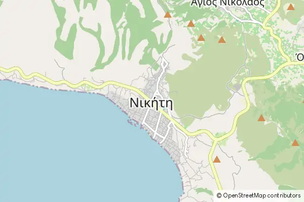 Mapa Níkiti