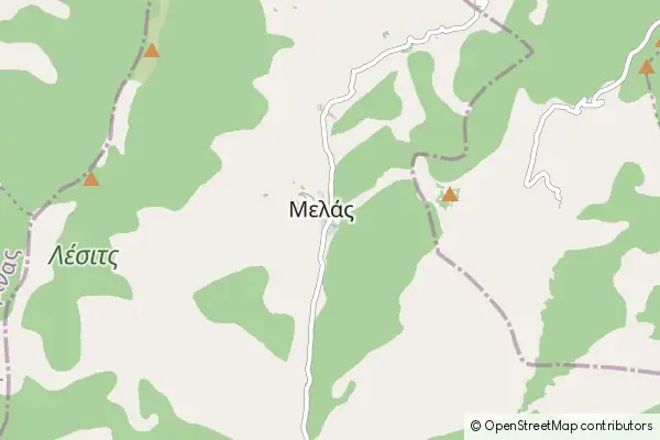 Mapa Melás