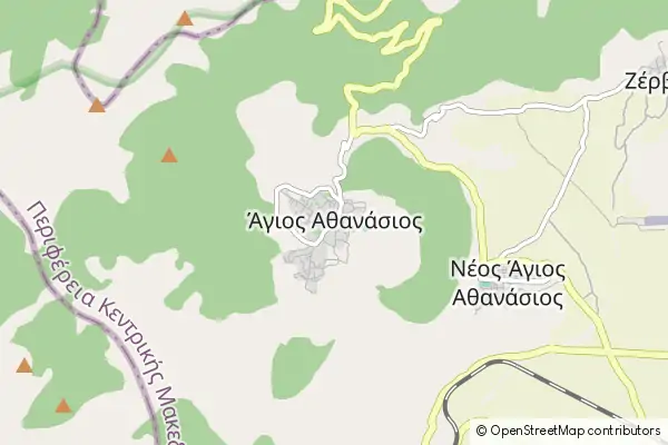 Mapa Ágios Athanásios