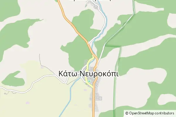 Mapa Káto Nevrokópi