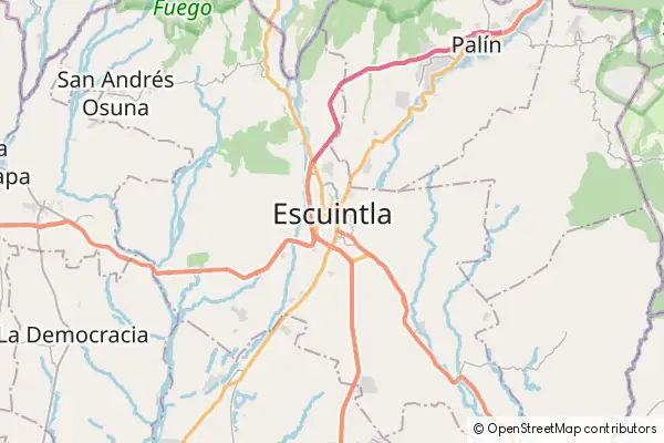 Mapa: Escuintla • © OpenStreetMap contributors Mapa Escuintla