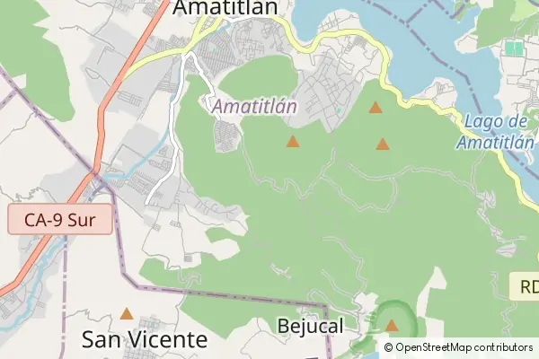 Mapa Amatitlán