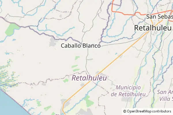 Mapa Retalhuleu