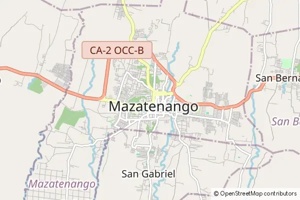 Mapa Mazatenango