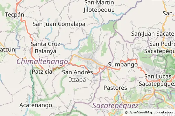 Mapa Chimaltenango