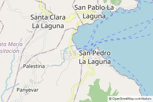 Mapa San Juan La Laguna