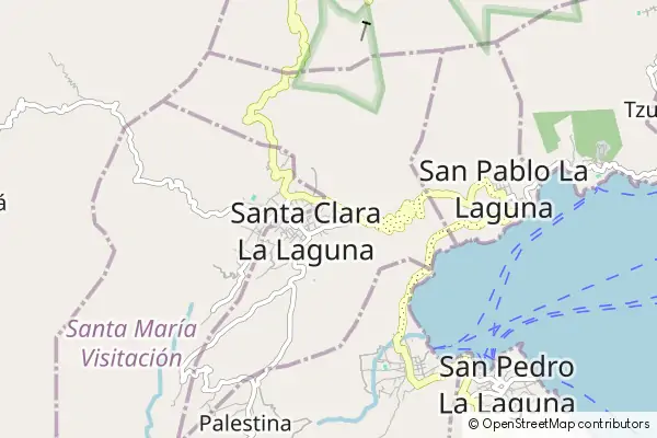 Mapa Santa Clara La Laguna