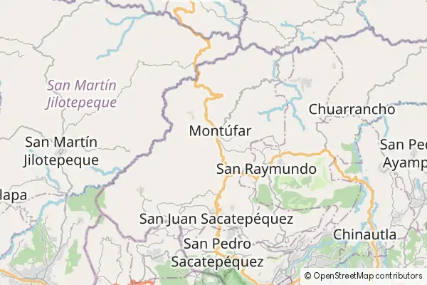 Mapa San Juan Sacatepéquez