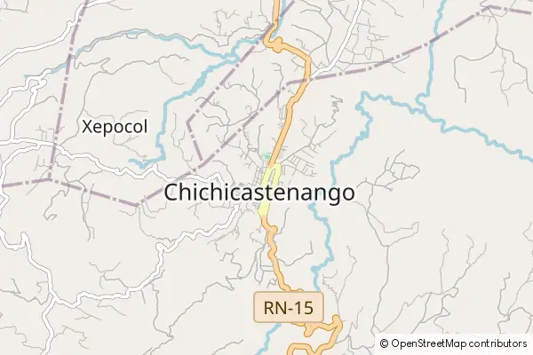 Mapa Chichicastenango