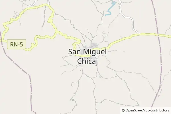 Mapa San Miguel Chicaj