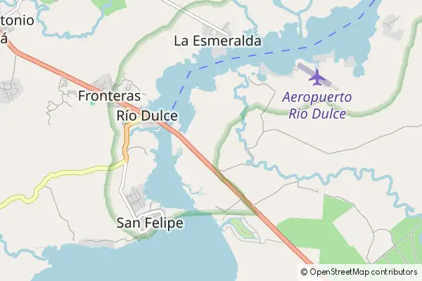 Mapa Río Dulce