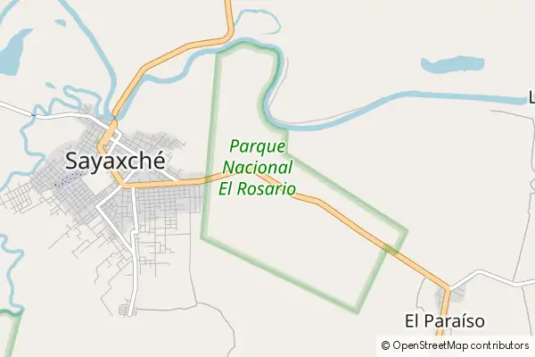 Mapa Sayaxché