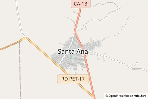 Mapa Santa Ana