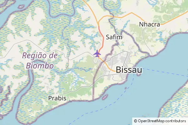 Mapa Bissau