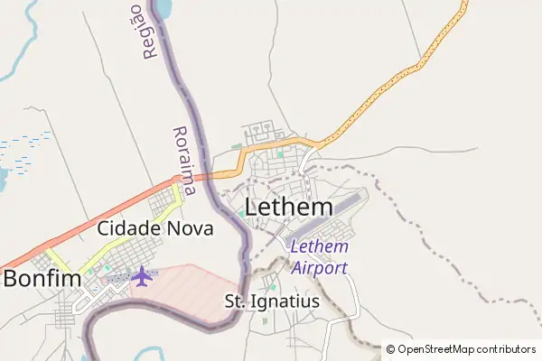 Mapa Lethem