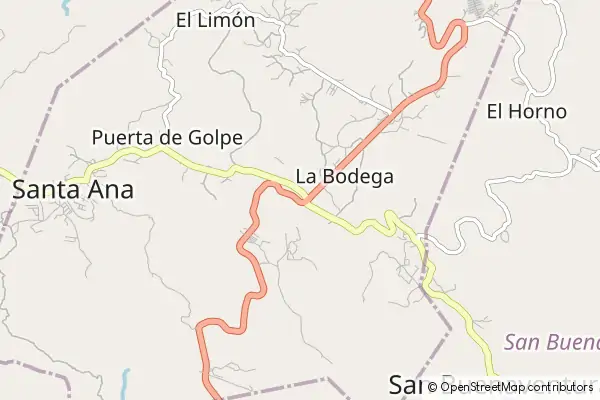 Mapa Santa Ana