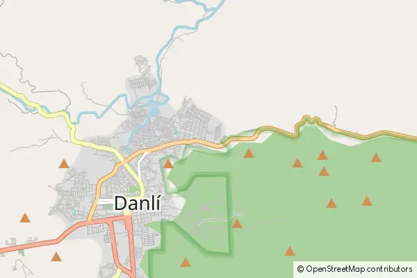 Mapa Danlí