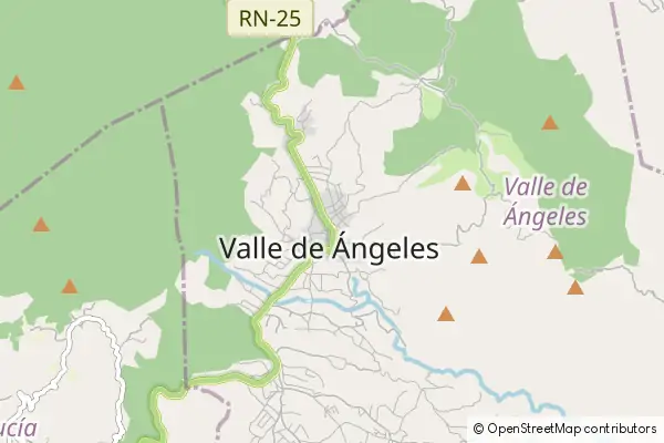 Mapa Valle de Ángeles
