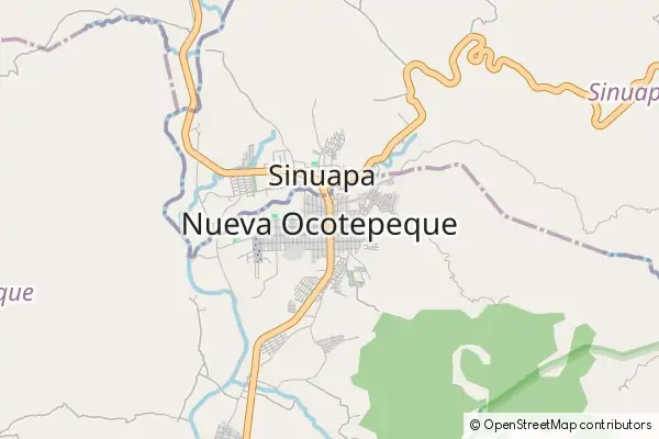 Mapa Nueva Ocotepeque