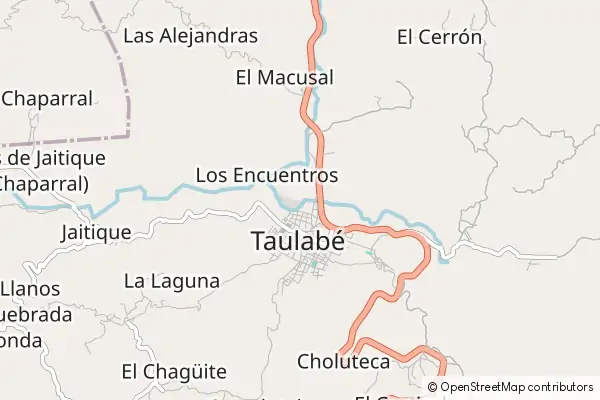Mapa Taulabé