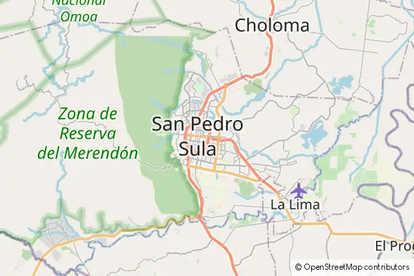 Mapa San Pedro Sula