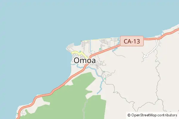 Mapa Omoa