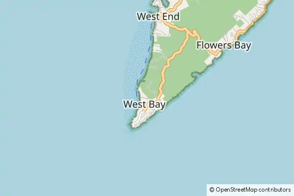 Mapa West Bay