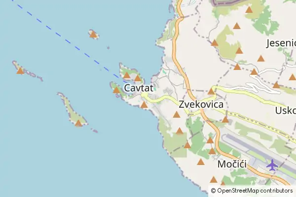 Mapa Cavtat