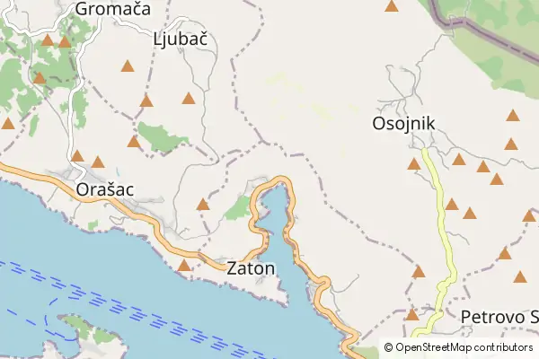 Mapa Zaton