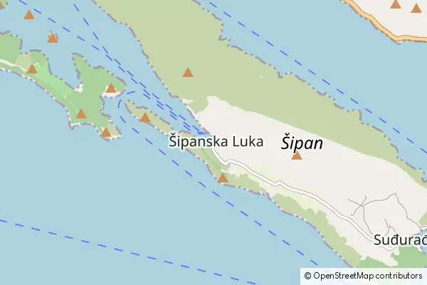 Mapa Šipanska Luka