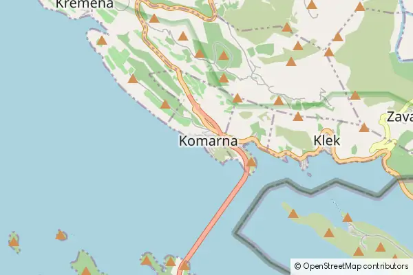 Mapa Komarna