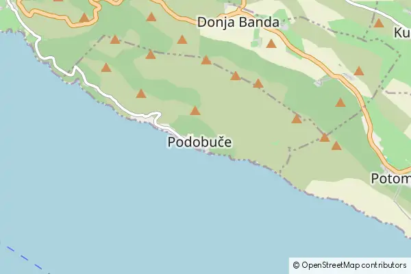 Mapa Podobuče