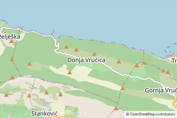 Mapa Donja Vrućica