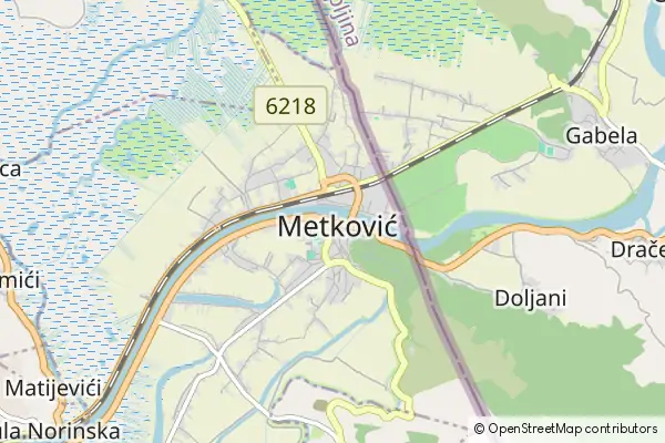 Mapa Metković