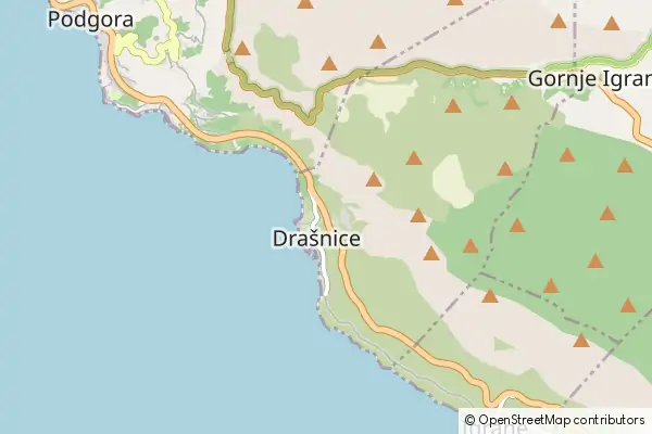 Mapa Drašnice