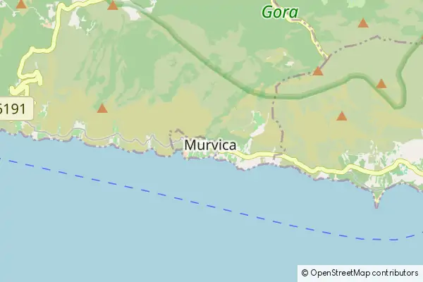 Mapa Murvica