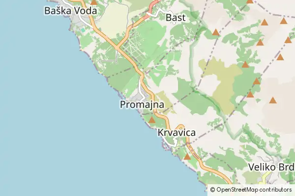 Mapa Promajna