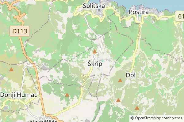 Mapa Škrip