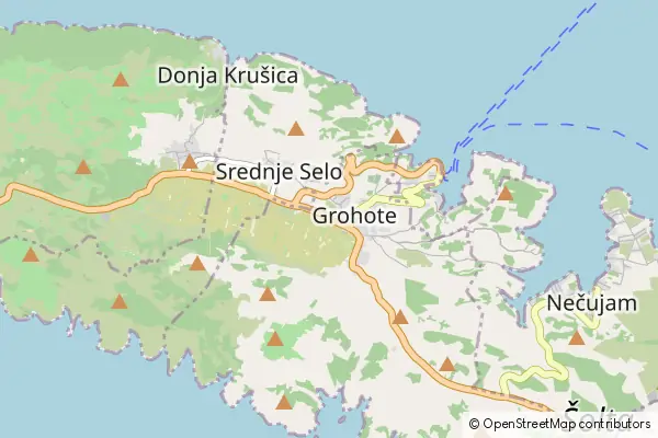 Mapa Grohote