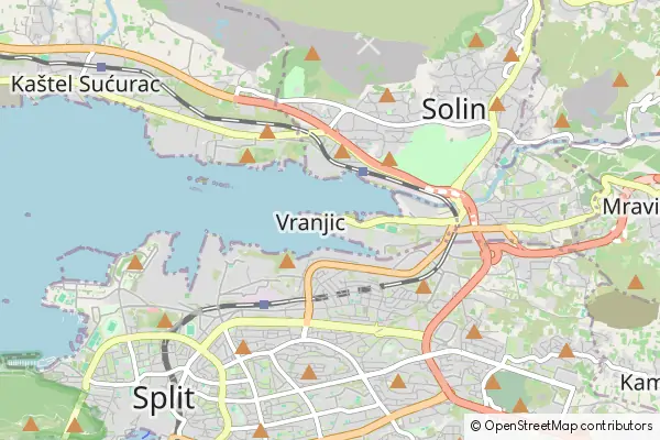 Mapa Vranjic