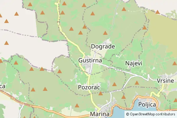 Mapa Gustirna