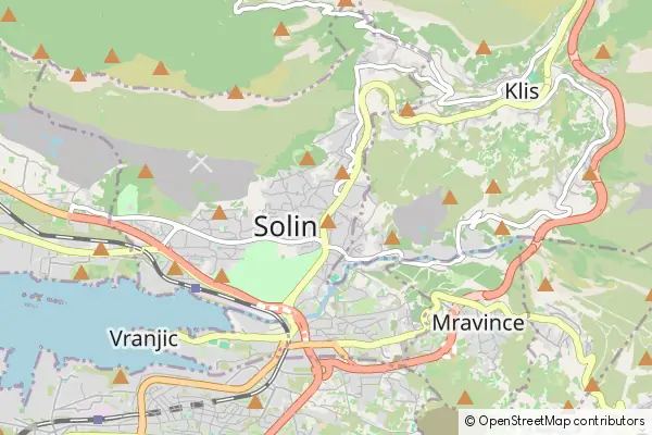 Mapa Solin