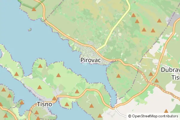 Mapa Pirovac