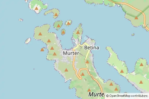 Mapa Murter