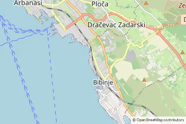 Mapa Bibinje