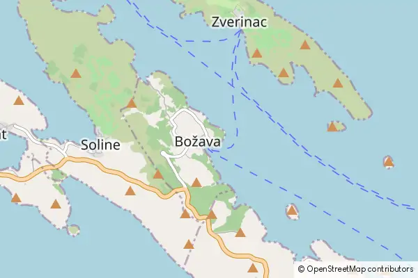 Mapa Božava