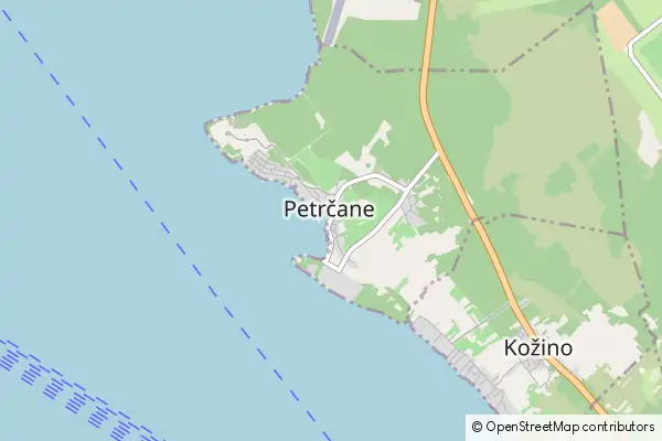 Mapa Petrčane