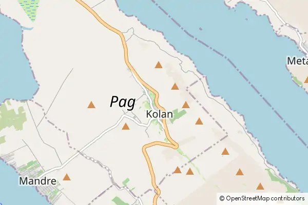 Mapa Kolan