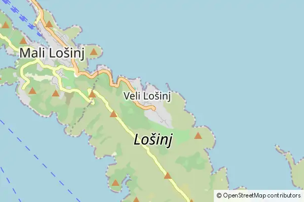 Mapa Veli Lošinj