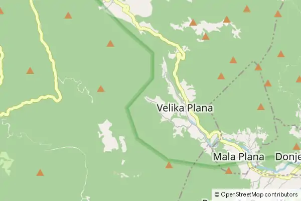 Mapa Velika Plana